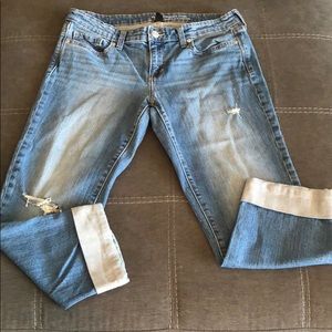 Gap cropped jean